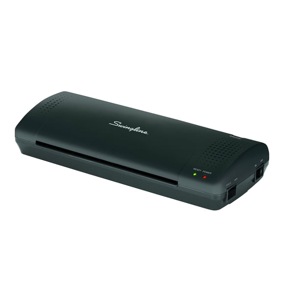 Swingline Thermal Inspire Plus Laminator, 9 Inch Max Width, Quick Warm-Up, Includes 5 Laminating Pouches, Black (6447470185)