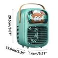 thumbnail image 3 of Dvkptbk Air Conditioner Desktop Aired Cooler Water Ice Fan Night Light Water Humidifier Spray Fan Home Essentials, 3 of 9