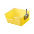 thumbnail image 2 of Cat Litter Box Kitty Litter Pan Cat Sandbox Durable Open Top Pet Litter Tray Yellow, 2 of 7
