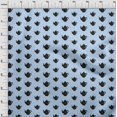 thumbnail image 4 of oneOone Velvet Light Dusty Blue Fabric Tea Kettle Craft Projects Decor Fabric Printed By The Yard 58 Inch Wide-W2, 4 of 4