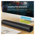 thumbnail image 3 of Speaker Computer Wired Sound Bar Home Theater Stereo Surround Sound Bar Support For PC/TV Theater 3.5mm ,High Sound, 3 of 7