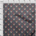 thumbnail image 2 of oneOone Silk Tabby Fabric Leaves & Floral Block Decor Fabric Printed BTY 42 Inch Wide, 2 of 4