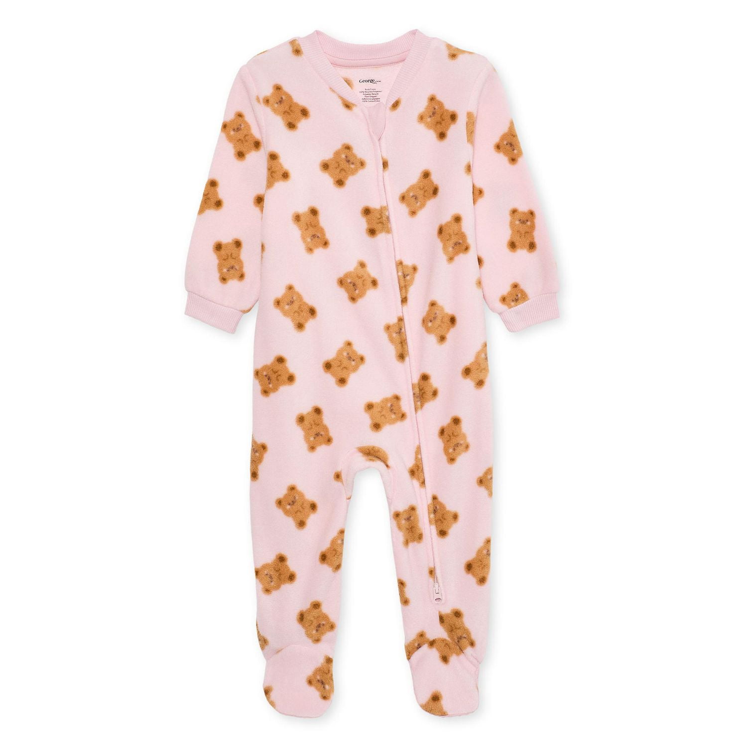 George Baby Girls' Micro Fleece Sleeper