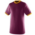 thumbnail image 1 of T-Shirt à Col Contrastant-710, 1 of 2