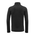 thumbnail image 3 of INSPIRE CHIC Chandails pour Hommes, Chandail à Col Roulé, Manches Longues, Extensible, Coupe Ajustée, Hauts 38 Noir, 3 of 8