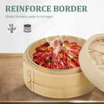 thumbnail image 2 of 1 Set Kitchen Bamboo Food Steamer Premium Food Steamer Durable Food Steamer, 2 of 8