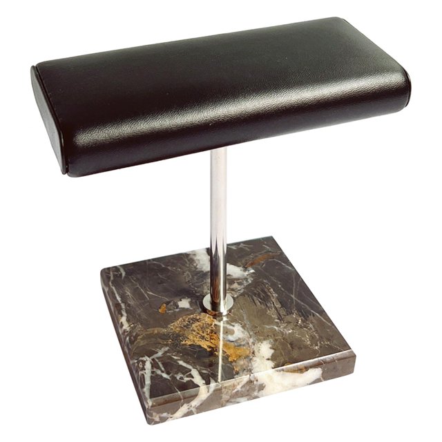 jifeng PU Leather Watch Holder Display Stand Base Storage Bar Black Organizer No texture