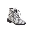 thumbnail image 2 of Bottes Hautes à Plateforme à Talons Hauts Épais pour Femmes à Manches, à Agencement de Couleurs de Fleurs d'Automne et d'Hiver, 2 of 6