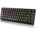 thumbnail image 2 of Durgod Hades Clavier Mécanique de Jeu RGB 68 Gateron Interrupteur RGB Jaune, 2 of 5