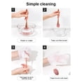 thumbnail image 2 of Langgg Makeup Brush Foundation Powder Blending Face Contouring Brushes Artificial Fiber Plating Reusable Make Up Tool Replacement Rose Gold, 2 of 9