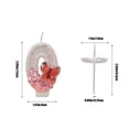 thumbnail image 3 of Yhmxh Bougies d'Anniversaire Papillon Rouges 0-9, Bougie Chiffre Pailletée Papillon Décorations de Gâteau pour Enfants Adultes Anniversaire Mariage Anniversaire Fournitures de Fête Décorations de Noël en Liquidation - Numéro 0, 3 of 6