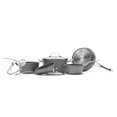 thumbnail image 1 of Gourmet The Rock Cookware Set, 8-Piece, Ceramic Non-Stick, No Chemicals, Induction Ready, Scratch Resistant, Stainless Steel Handles, 1 of 1