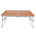 thumbnail image 2 of Table Pliante Portable en Aluminium Robuste pour Pique-Nique, BBQ, Jardin - Jaune, 2 of 8