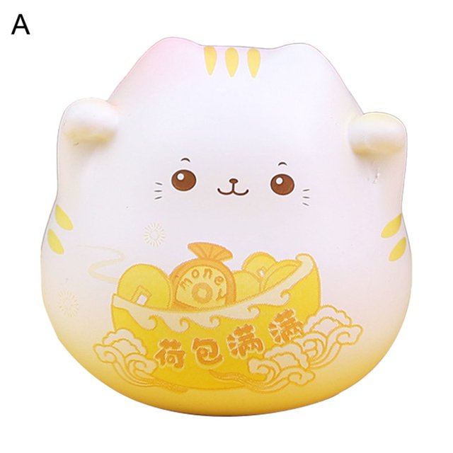 AMERTEER Statue de Chat Drôle Posture Adorable Chat Compact Adorable Décor Miniature pour Cadeaux