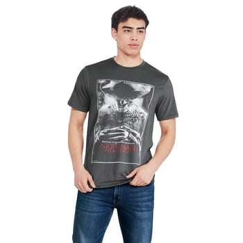 T-shirt à imprimé graphique Les griffes du soir pour hommes