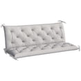thumbnail image 1 of Outsunny Coussins de Remplacement pour Balançoire de Banc d'Extérieur à 3 Places, 1 of 10