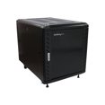 thumbnail image 4 of StarTech.com 12U AV Rack Cabinet 12U - Rack Réseau avec Porte en Verre - Cabinet d'Ordinateur 19 Pouces pour Salle de Serveur Ou Bureau (RK1236BKF) - Rack Cabinet - Noir - - 36 Pouces, 4 of 8