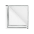 thumbnail image 4 of INSPIRE CHIC Men's Pocket Square Cotton Handkerchiefs for Suits Jacket Silver Gray One Size, 4 of 4