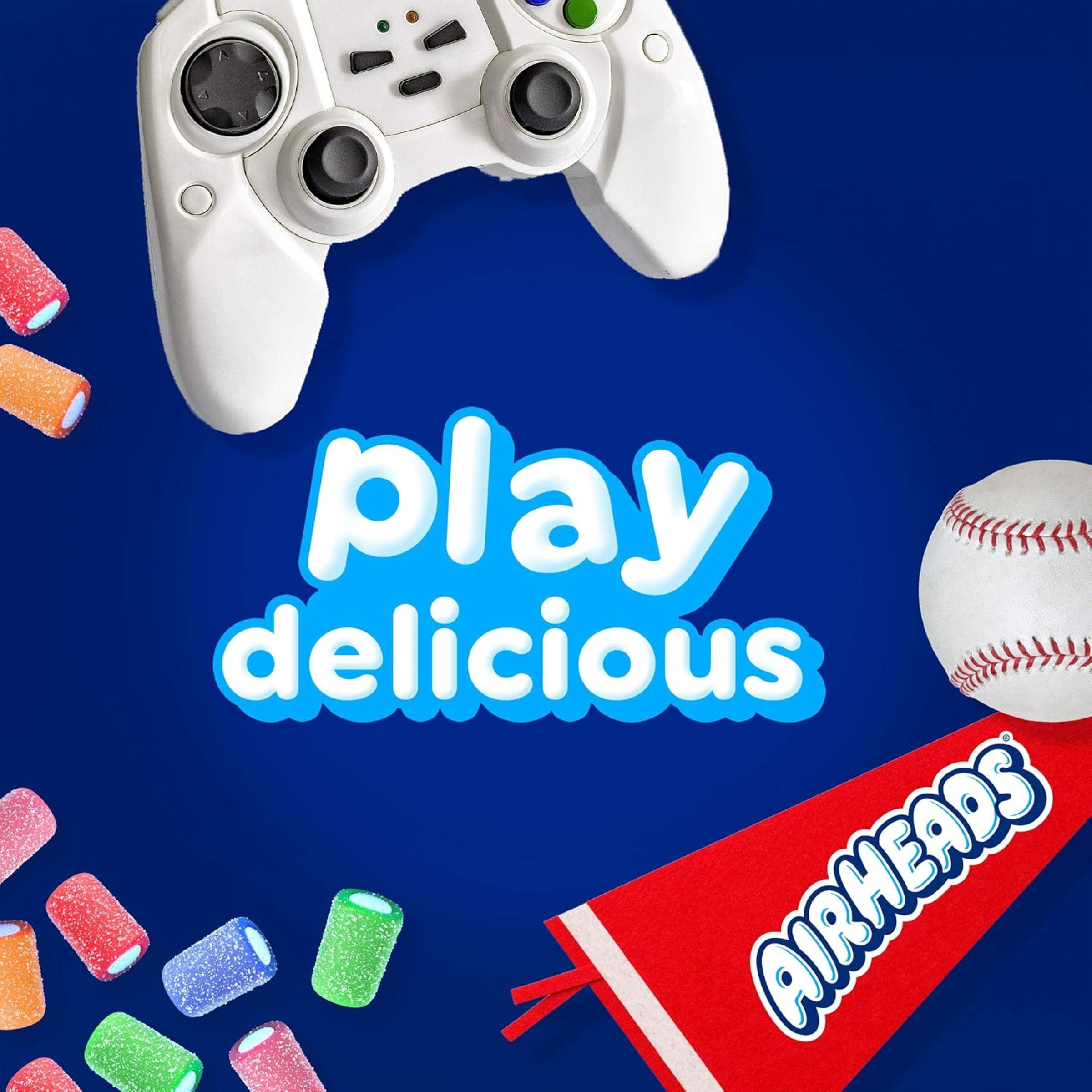 Airheads Bouchées fourrées, Bonbons aux fruits originaux, Sac de 200g