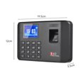 thumbnail image 3 of Time Clock,Attendance Machine Intelligent Fingerprint Password Time Clock Employee Checking-in Recorder, 3 of 7