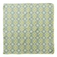 thumbnail image 4 of Bimba Yellow Vector Design Damask Pure Silk Printed Scarf Dupatta Head Neck Wrap Bandanas For Women 40 x 80 Inches, 4 of 6