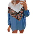 thumbnail image 2 of RKSTN Sweaters for Women Fashion Leopard Print Comfortable Long Sleeves Sweater Tops Fall Sweaters, 2 of 8