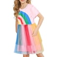 thumbnail image 2 of Robes Décontractées pour Filles Robes Trapèze Robe d'Été de Plage Robe d'Été pour Ado Fille 6 Ans, 2 of 5
