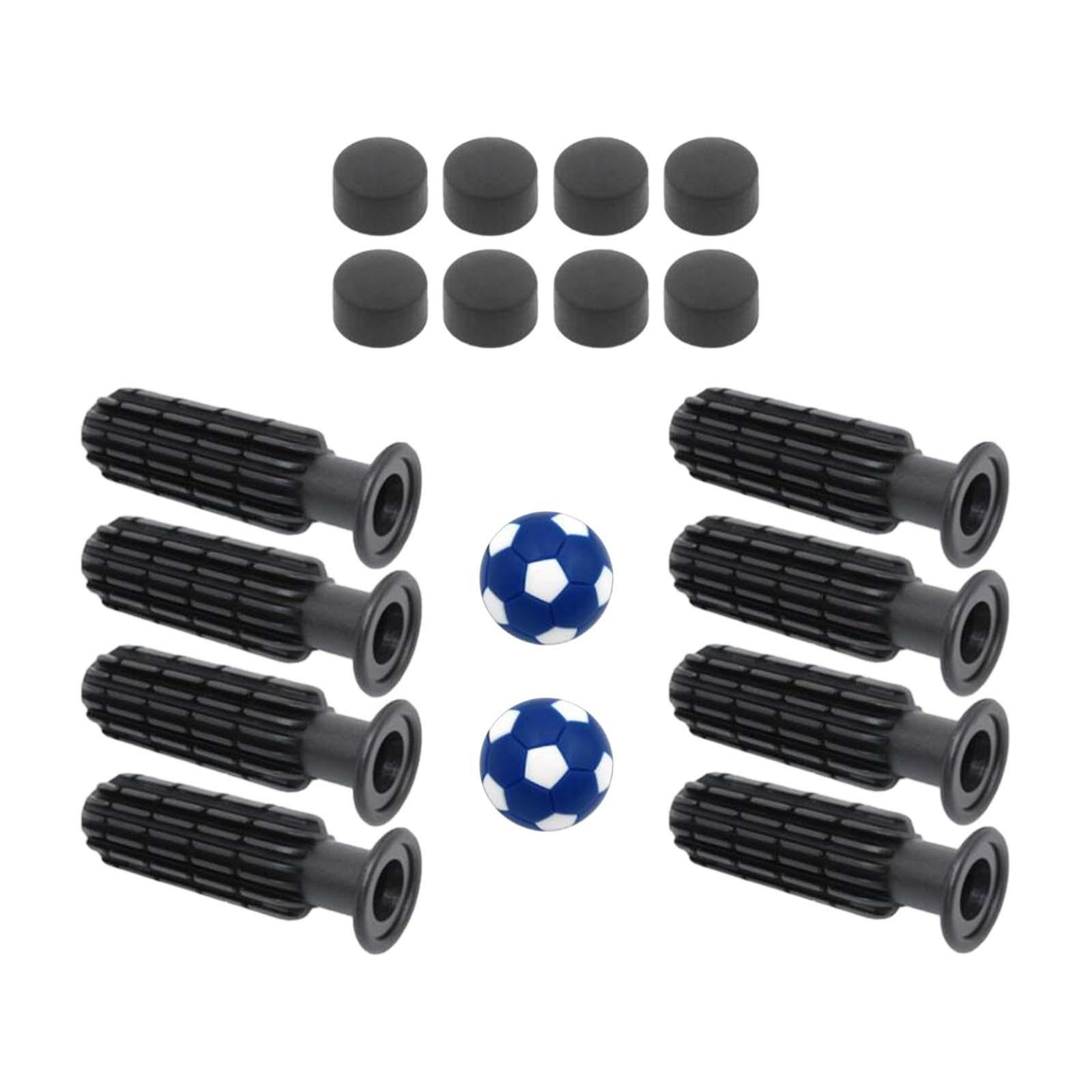 S SERENABLE 8 Pcs Poignées de Remplacement pour Ballon de Football de Table Faciles à Installer Poignées pour Ballon de Football Bleu Foncé Ballons de Football