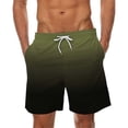 thumbnail image 1 of ohmzyzo Mens Swim Trunks Quick Dry Swim Shorts Gradient Color Beach Shorts with Pockets Funny Swimwear Bathing Suits, 1 of 4