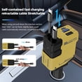 thumbnail image 4 of ZheElen Fast Car Charger Adapter With Dual Type-C Interfaces And Overcurrent Fast Charger Cable yellow, 4 of 6