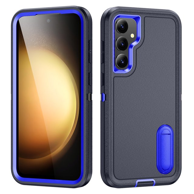for Samsung Galaxy S23 FE 5G Case, Samsung S23 FE 5G Phone Case with Built in Kickstand, Shockproof/Dustproof/Drop Proof Heavy Duty Military-Grade Rugged Protective Cover for Samsung Galaxy S23 FE 5G