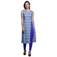 thumbnail image 1 of Bimba Printed Straight Tunic DressesForWomen Sleeveless Side Slit Kurti, 1 of 6