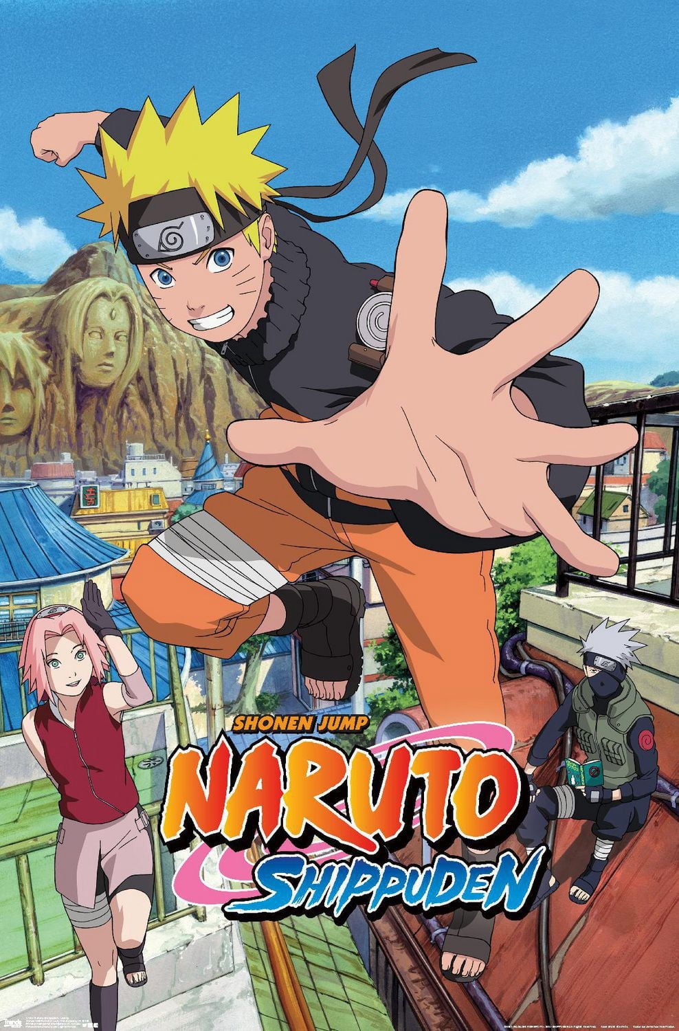 Naruto Shippuden - Jump Wall Poster