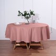 thumbnail image 2 of LNGOOR 108” Wholesale Round Tablecloth Polyester Round Table Linens For Wedding Party Banquet Restaurant -  WHITE, 2 of 11