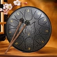 thumbnail image 4 of Birdeem 6-Inch 11 Tone Childrens Hand Drum Forget Worry Drum Adult Hand Disc Drum, 4 of 5