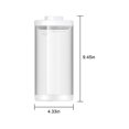 thumbnail image 3 of COFEST Push-button Storage， High Borosilicate Glass Sealing Jar Candy Jar Storage Jar Jar Coffee Jar Cereal Jar Transparent Glass Jar Storage， Drop Clear, 3 of 8