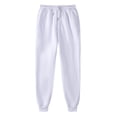 thumbnail image 1 of Yuyuzo Plus Size Sweatpants for Women Thick Workout Jogging Pants Elastic Waist Drawstring Solid Color Trackpants, 1 of 2