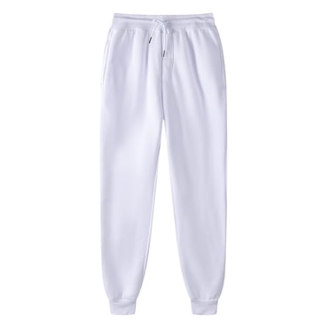TIMIFIS Mens Baggy Sweatpants Basic Solid Elastic Waist Winter Warm Casual Fleece Sweatpants Hip-hop Athletic Sweat Pants with Pockets - Spring/Summer
