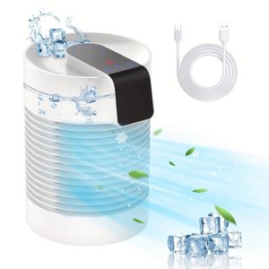 Rénovés GRM 1PC portatif Air Conditionneur 4-In-1 portatif AC & Humidificateur, AC Unité avec 3-Speed, 360 Degré