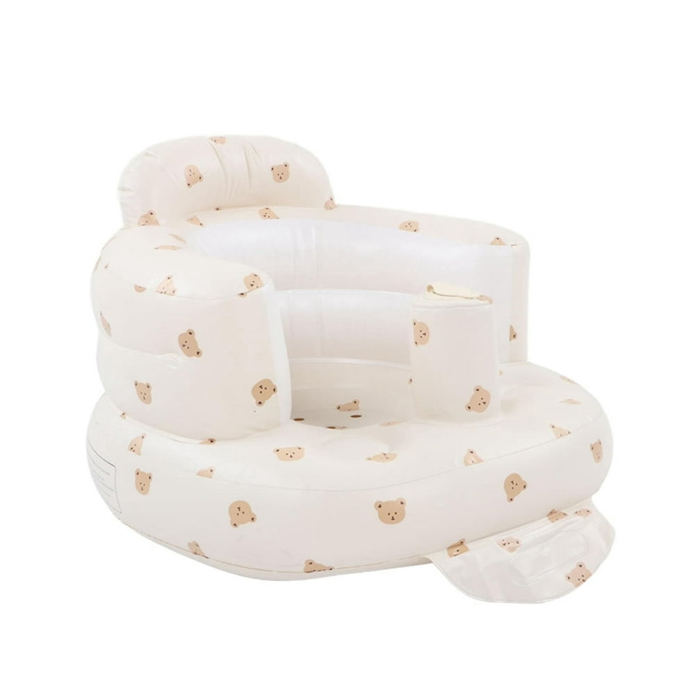 CHUANK Baby Inflatable Seat Inflatable Baby Chair Sit Up Seat for Infants 3-36 Months Portable PVC Baby Sofa Lightweight Toddler Chair