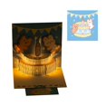 thumbnail image 1 of Kmbangi Birthday Card, 3D Funny Cute Cartoon Bear Light Musical Birthday Cards Greeting Card Gift, 1 of 4