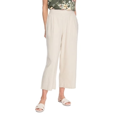 Pantalon gaucho en lin Iyla pour femmes