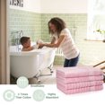 thumbnail image 2 of Unique Bargains 4Pcs Viscose Bath Towels Soft Absorbent 27'x54', 2 of 10