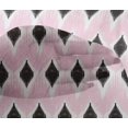 thumbnail image 4 of oneOone Viscose Chiffon Fabric Geometric Ikat Print Fabric BTY 42 Inch Wide, 4 of 4