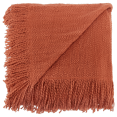 thumbnail image 1 of Bouclair Rust Mabel Throw 50x60 in (127x152 cm), 1 of 7