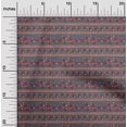 thumbnail image 1 of oneOone Tissu Popeline de Coton Rayé/feuilles & Imprimé Floral BTY 56 Pouces de Large, 1 of 4
