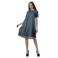 thumbnail image 4 of Moomaya Printed Loose A-Line Dress With Pockets Short Sleeve Dresses Women, 4 of 4