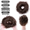thumbnail image 3 of Chignon Synthétique Désordonné Pièce de Cheveux Ondulée Bouclée Élastique Chignon Épais pour Femmes Filles, 3 of 7