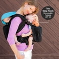 thumbnail image 5 of TwinGo Original Baby Carrier (Black Blue & Orange) - Fully Adjustable Tandem Carrier and Separates into 2 Single Carriers for Men Woman Twins and Babies 10-45 lbs, 5 of 5