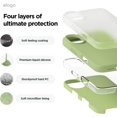 thumbnail image 2 of KOMI Compatible with iPhone 16 Pro Max Case, Premium Liquid Silicone Case, Full Body Protective Cover, Shockproof, Slim Phone Case, Anti-Scratch Soft Microfiber Lining, 6.9 inch Pastel Green, 2 of 5